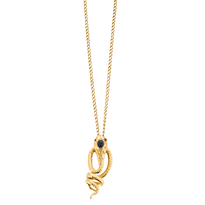 Collier Chaîne et pendentif serpent 58 Facettes 2023722