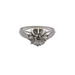 57 Solitaire 18K White Gold Diamond Ring 58 Facettes 6-GS30993-01