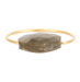 Ring 54 MORGANE BELLO - Yellow gold and labradorite ring 58 Facettes DV0624-24