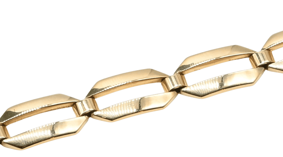 Bracelet Bracelet vintage circa 50 or jaune 58 Facettes