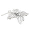 Broche Broche Fleur en platine et or blanc 18K, diamants 58 Facettes 33787