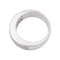 Bague 53 Bague jonc pavée en or blanc 750 et diamants princesse 58 Facettes 33993