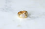 Bague 52 Van Cleef & Arpels - Bague jonc en or jaune et diamants 58 Facettes
