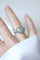Bague 51.5 Bague dôme Art déco en platine et diamants 1,30 ct 58 Facettes