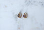 Boucles d'oreilles Boucles d’oreilles dormeuses en or jaune 18k, améthystes et diamants 58 Facettes
