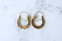 Boucles d'oreilles Boucles d’oreilles créoles savoyardes en or rose et jaune 18k 58 Facettes