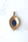 Pendentif Pendentif médaillon scarabée en or rose 18k et argent, lapis-lazuli, perles, diamants 58 Facettes