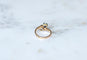 Bague 53 Bague Toi et Moi en or rose 18kt et platine, saphir et diamants 58 Facettes