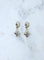 Boucles d'oreilles Boucles d'oreilles dormeuses pendantes en or jaune et rose 18k et diamants 58 Facettes
