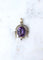 Pendentif Pendentif ancien en or jaune 18k, argent, améthyste, perles fines et diamants 58 Facettes