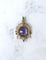 Pendentif Pendentif ancien en or jaune 18k, argent, améthyste, perles fines et diamants 58 Facettes