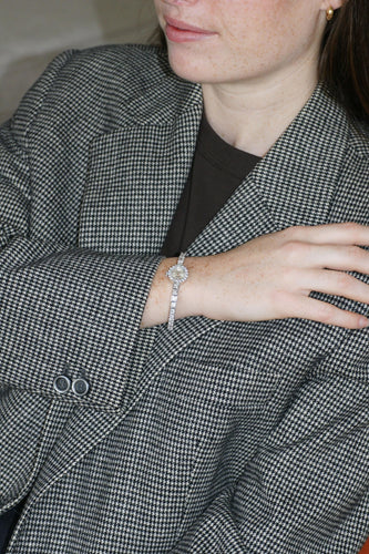 Montre Astral - Montre bracelet sertie de diamants en or blanc 18k 58 Facettes