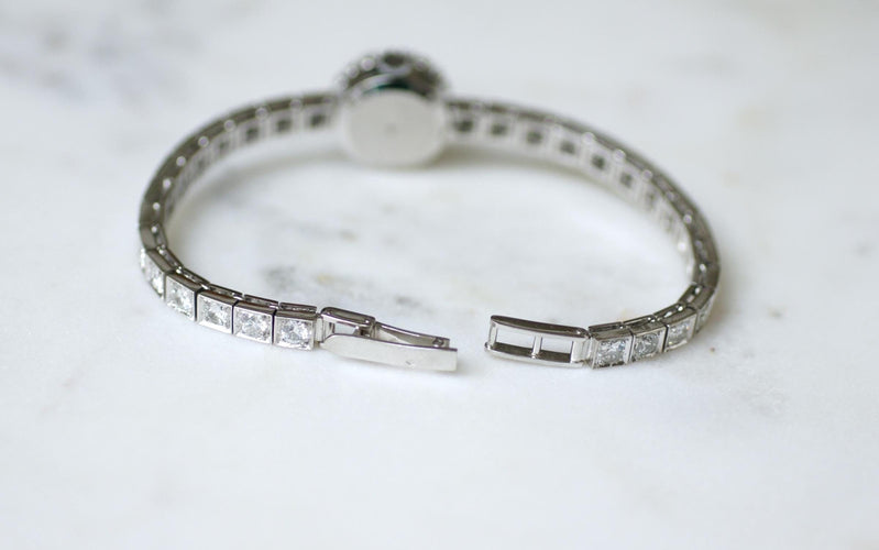 Montre Astral - Montre bracelet sertie de diamants en or blanc 18k 58 Facettes