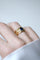 Bague 52 Bague bandeau victorienne en or jaune 18kt et saphir coussin 58 Facettes