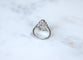 Bague Bague marquise Art Déco pavée en platine et diamants 0,85 ct 58 Facettes