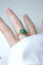 Bague 56 Van Cleef & Arpels - Bague Perlée Couleurs en or jaune et malachite 58 Facettes