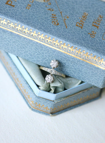 Bague 60 Bague aigrette Belle Époque en or jaune 18k et platine, diamants 58 Facettes