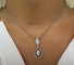 Collier Vahan - Collier pendentif goutte en or blanc 18k et diamants 58 Facettes BO/220046 RIV