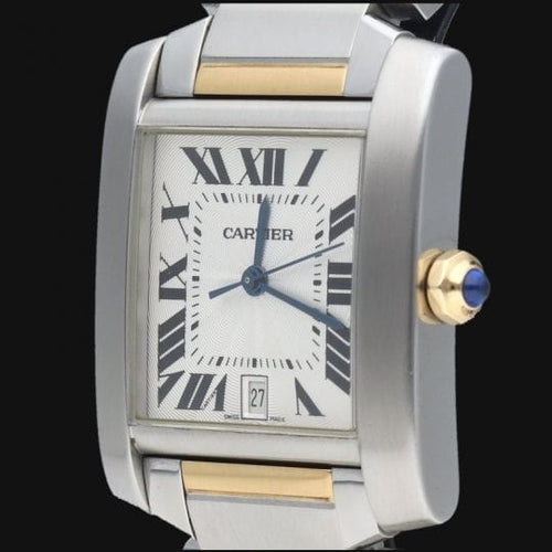 Montre Cartier Montre Tank Française Gm 58 Facettes MT43970