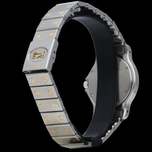 Montre Cartier Montre Santos Ronde Octagon 58 Facettes MT45175