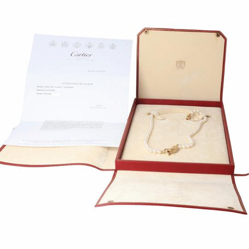 Collier Collier De Perles Cartier ''Dauphin '' 58 Facettes 4082