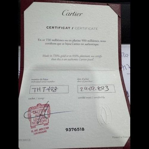 Collier Cartier Collier Cartier Collection Trinity 58 Facettes 4480