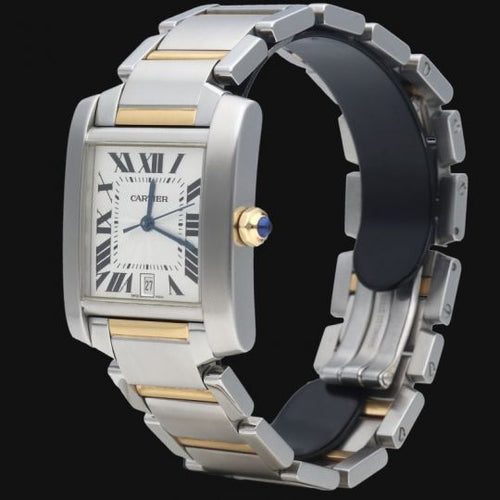 Montre Cartier Montre Tank Française Gm 58 Facettes MT43970