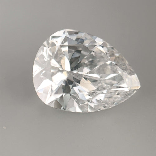 Superbe Diamant Poire, 5,51 carats G/SI1 58 Facettes