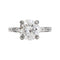 Bague 49 Bague en platine 950 sertie d’un diamant 2,02 ct HRD 58 Facettes 30455