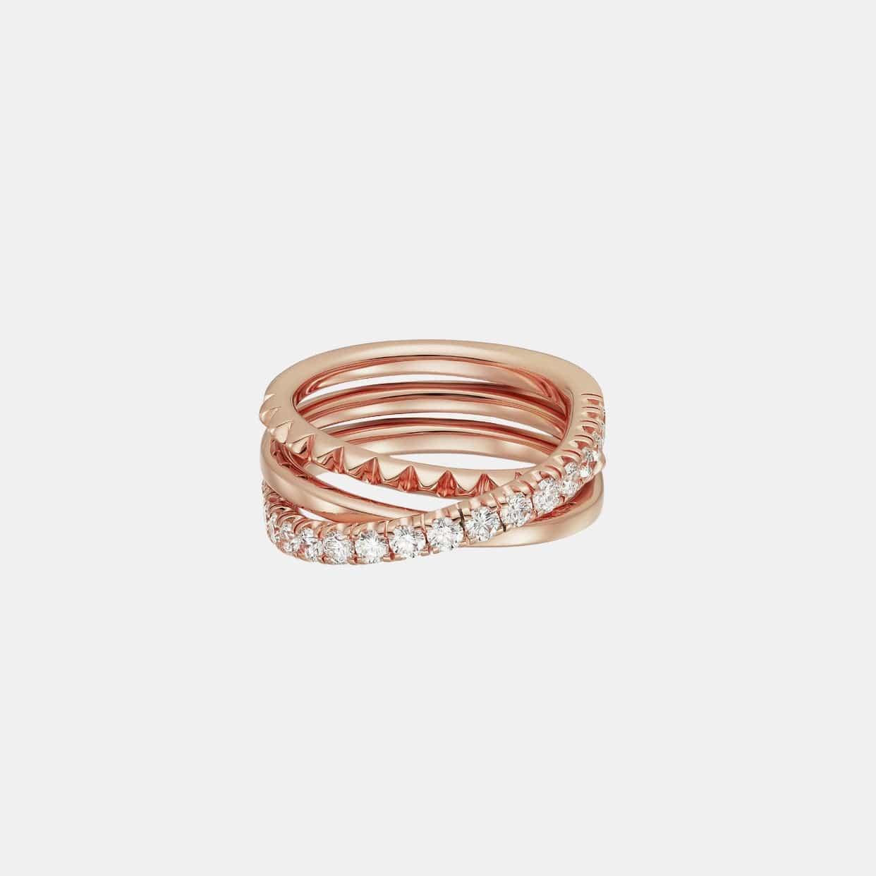 Bague Étincelle de Cartier Or rose Diamant