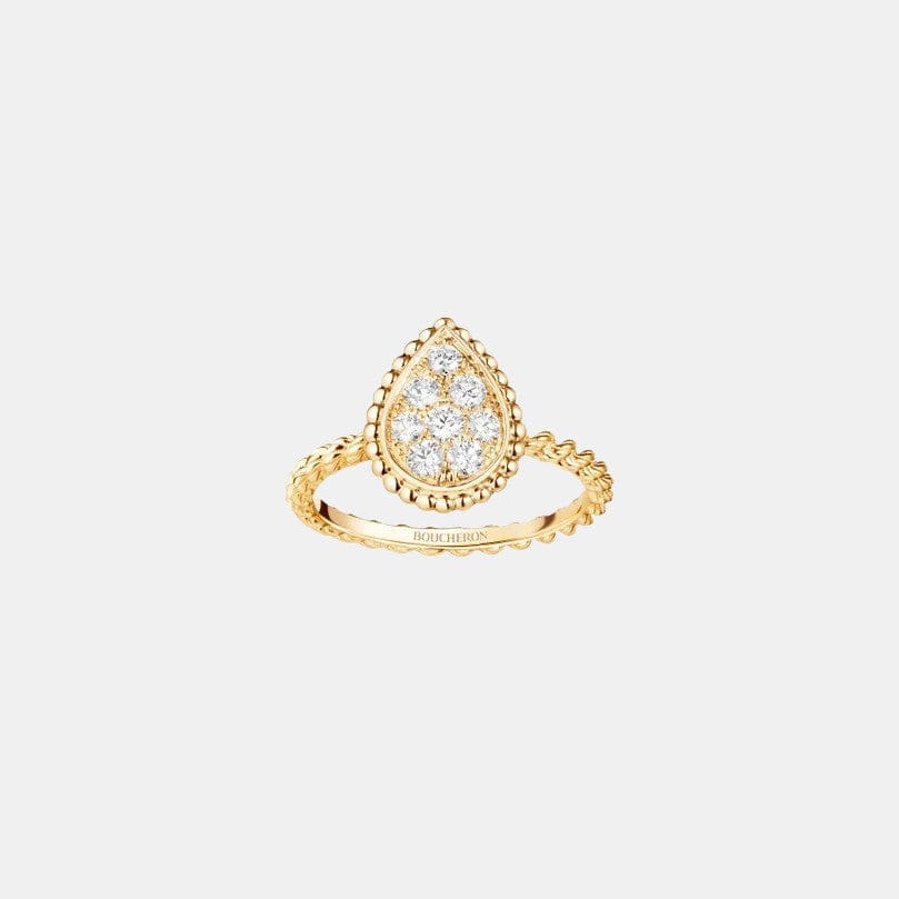 Bague Serpent Bohème S Motif Or jaune Diamant 0.32ct