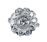 Bague 51 Bague marguerite or blanc diamants 58 Facettes AB304
