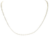 Collier Chaine or blanc 58 Facettes LP602