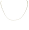 Collier Chaine or blanc 58 Facettes LP602