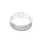 Bague 50 Messika Gatsby - Bague 3 rangs en or blanc et diamants 58 Facettes 35330