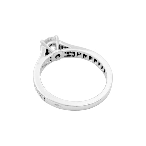 Bague 49 Cartier Solitaire 1895 - Bague en platine et diamants 58 Facettes 35140