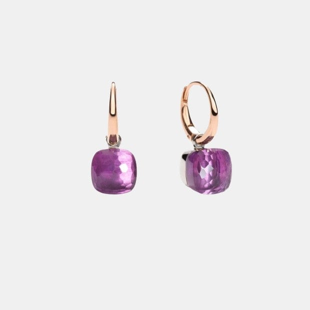Boucles d'oreilles Nudo Or Améthyste 9.7ct