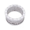Bague 53 Bulgari B.Zero1 - Bague bandeau en or blanc pavée de diamants 58 Facettes 33171