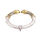 Bracelet Zolotas Heritage - Bracelet jonc en or jaune et argent 58 Facettes 34478