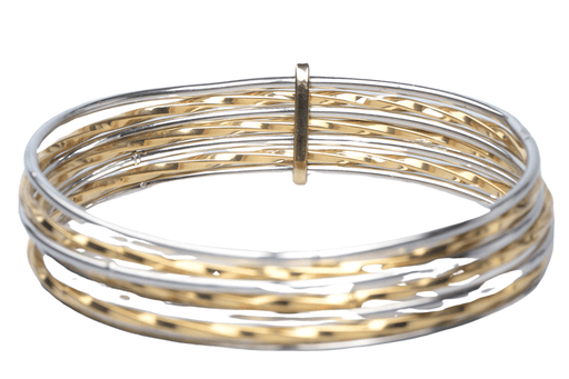 Bracelet Bracelet semainier en or blanc et jaune 58 Facettes brsemainier-105