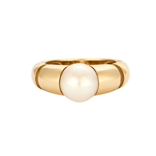 54.5 MAUBOUSSIN Ring - NADJA Yellow Gold Pearl Ring 58 Facettes 31200035