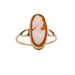 Ring 60 Oval cameo ring 58 Facettes