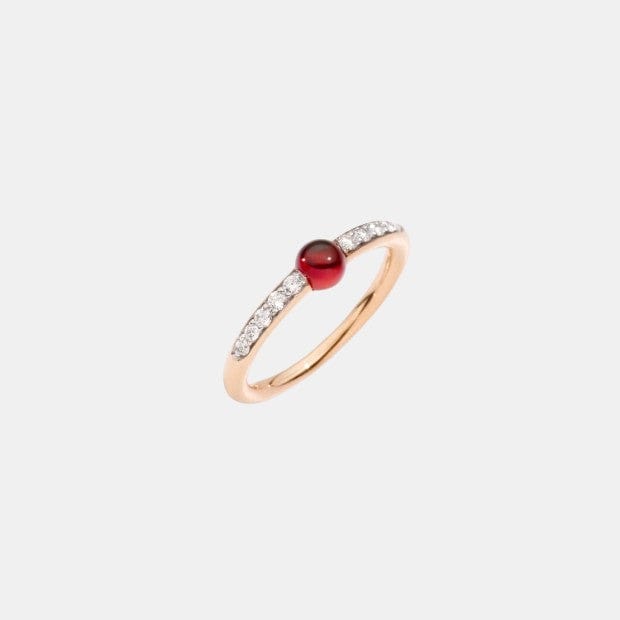Bague M'Ama Non M'Ama Or rose Grenat 0.6ct