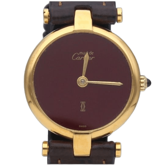 Montre Cartier Montre Must De Cartier Vermeil 58 Facettes MT39638