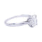 Bague 52 Bague solitaire en or blanc 750 sertie d’un diamant 1,36 ct 58 Facettes 32183