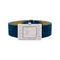 Montre Boucheron Reflet - Montre moyen modèle en acier sur cuir 58 Facettes 35339