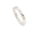 Bague 54 Alliance "Ruban" en or blanc 750 58 Facettes F1565