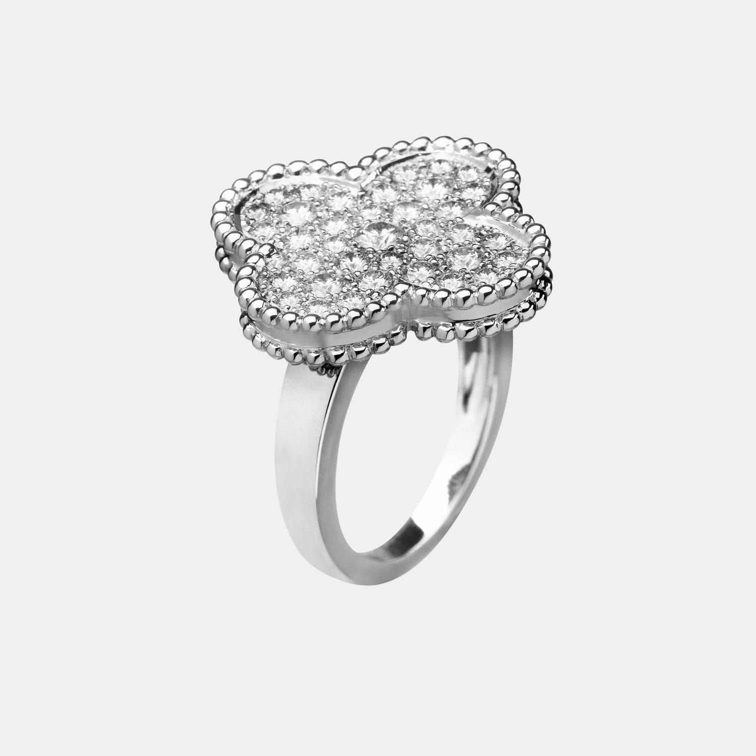 Bague Magic Alhambra Or blanc Diamant 1.07ct