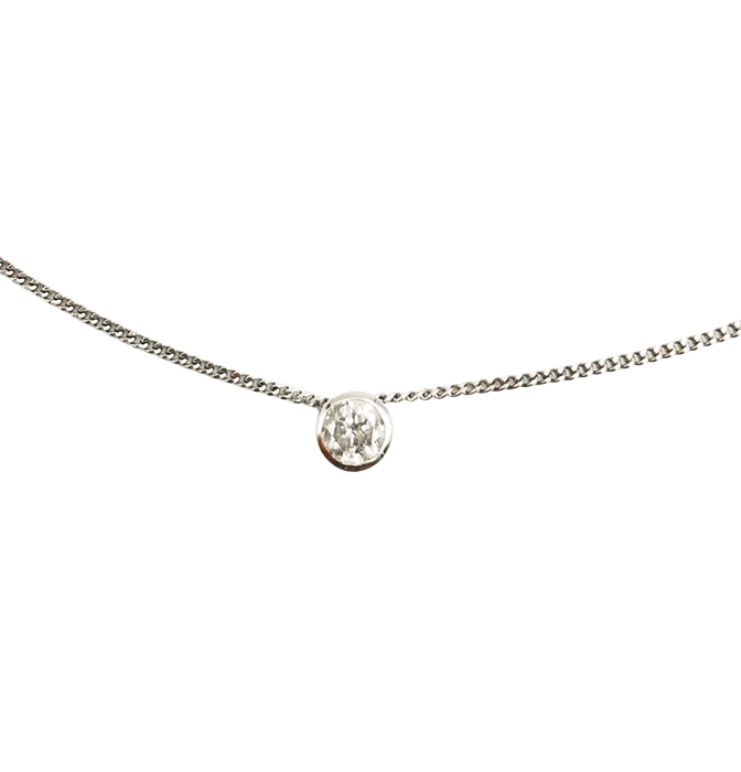 Collier Collier Diamant Solitaire 58 Facettes