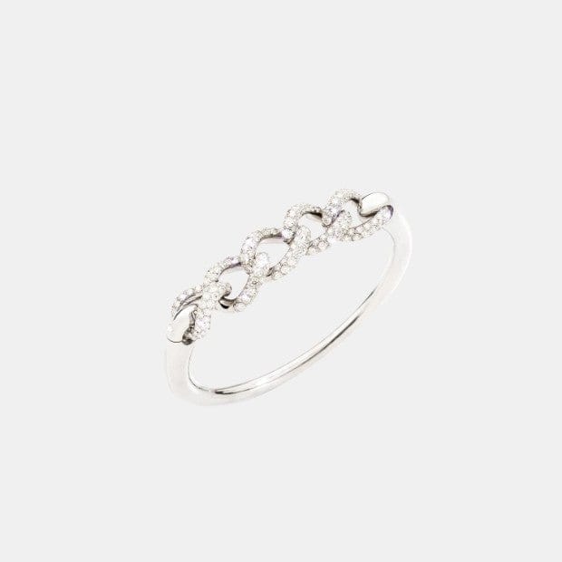 Bracelet Catene Or blanc Diamant 5.4ct